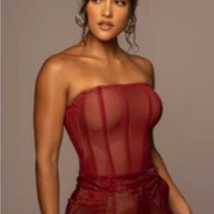 JLUXLABEL Berry Paulina Bustier - M (Retail $60) NWOT